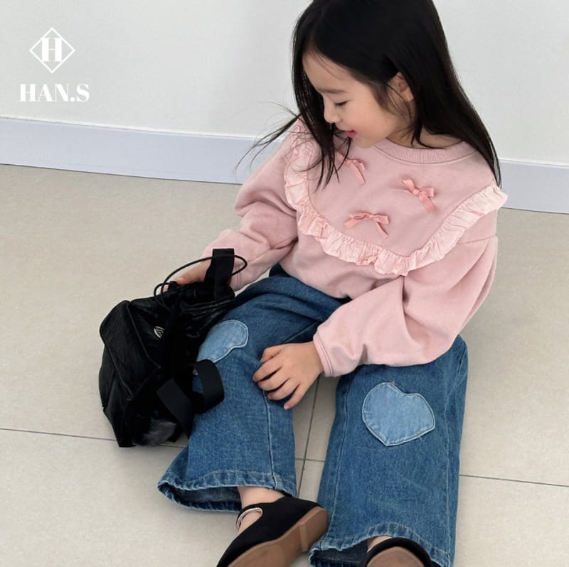 Han's - Korean Children Fashion - #magicofchildhood - Heart Pocket Denim - 3