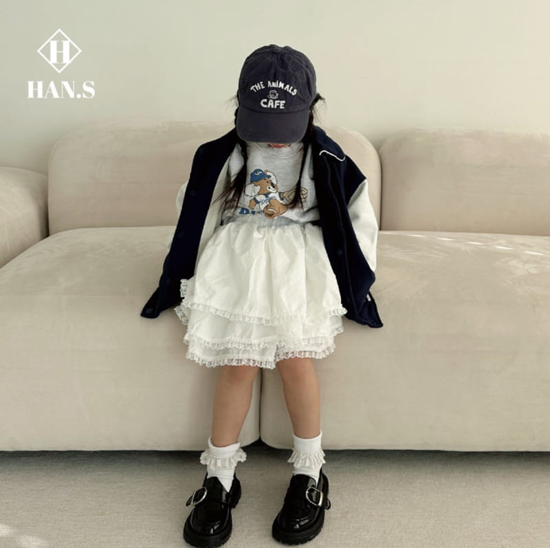Han's - Korean Children Fashion - #magicofchildhood - Lace Kan Kang Skirt - 2