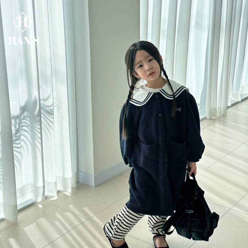 Han's - Korean Children Fashion - #minifashionista - Sailor Collar One-Piece - 5
