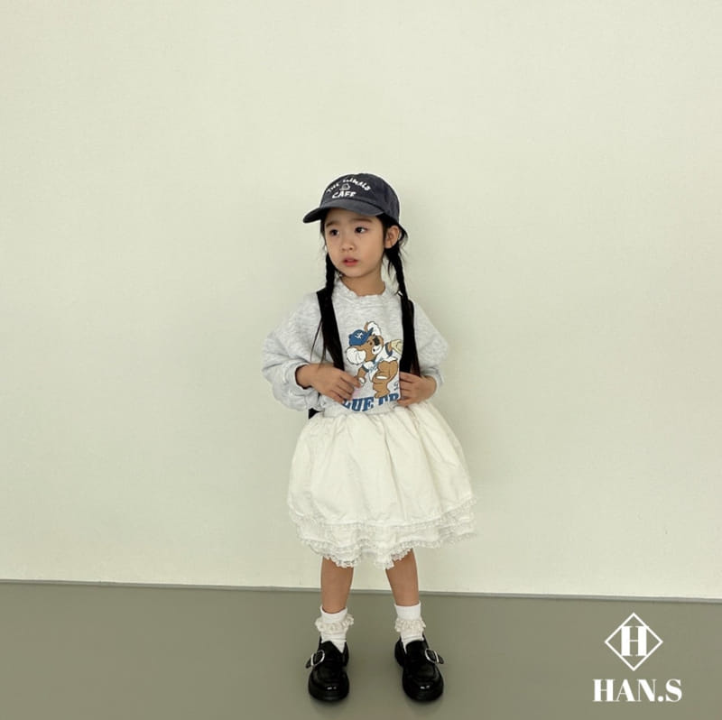 Han's - Korean Children Fashion - #minifashionista - Lace Kan Kang Skirt - 3