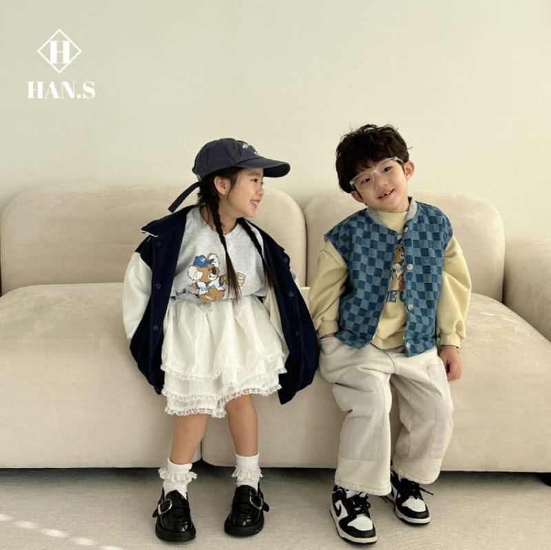 Han's - Korean Children Fashion - #prettylittlegirls - Rolypoly Denim Vest - 3