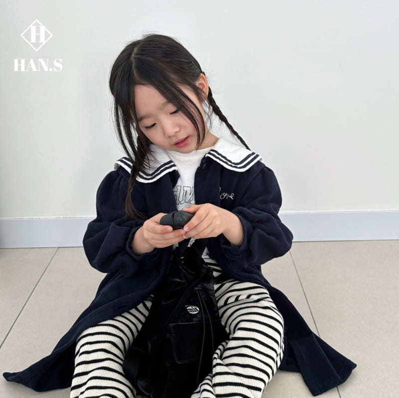 Han's - Korean Children Fashion - #stylishchildhood - Sailor Collar One-Piece - 9