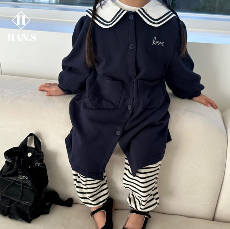Han's - Korean Children Fashion - #todddlerfashion - Sailor Collar One-Piece - 7