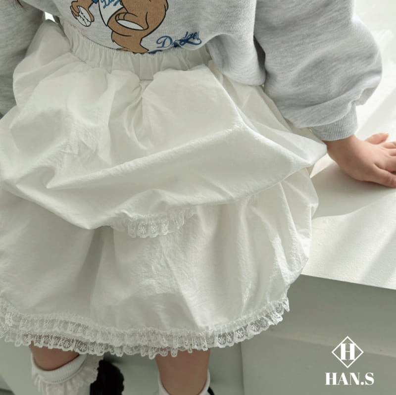 Han's - Korean Children Fashion - #todddlerfashion - Lace Kan Kang Skirt - 5