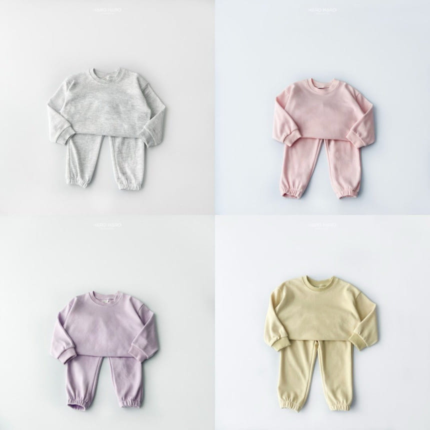 Haro Haro - Korean Children Fashion - #designkidswear - Cotton Candy Top Bottom Set - 9