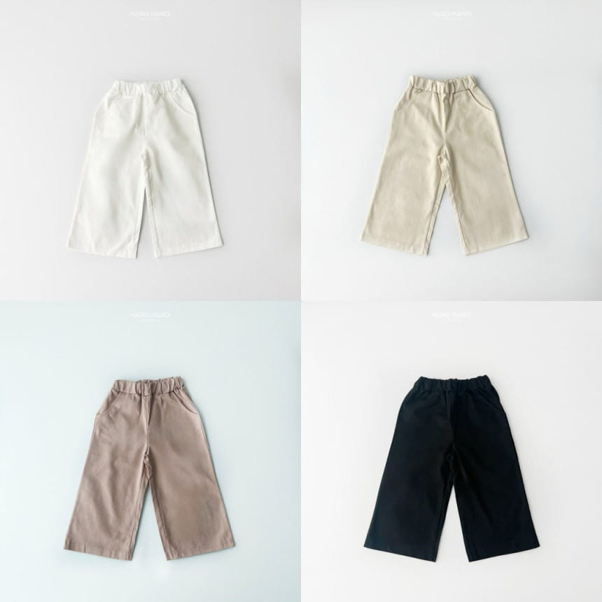 Haro Haro - Korean Children Fashion - #kidsshorts - C Wide Pants - 6