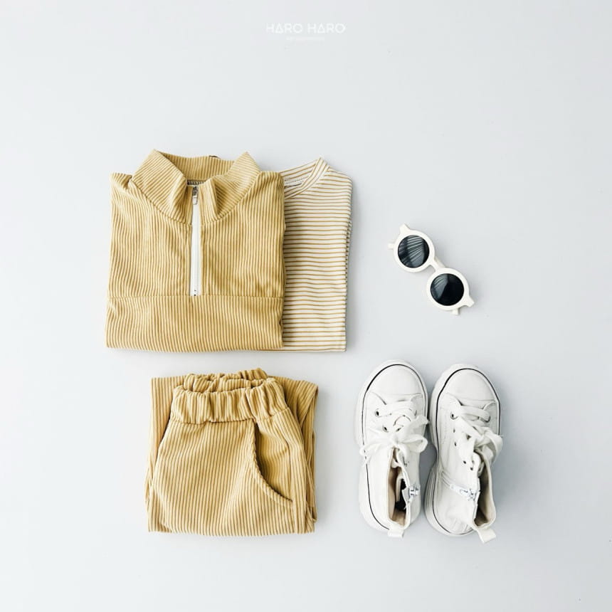 Haro Haro - Korean Children Fashion - #minifashionista - Heidi Rib Wide Pants - 11