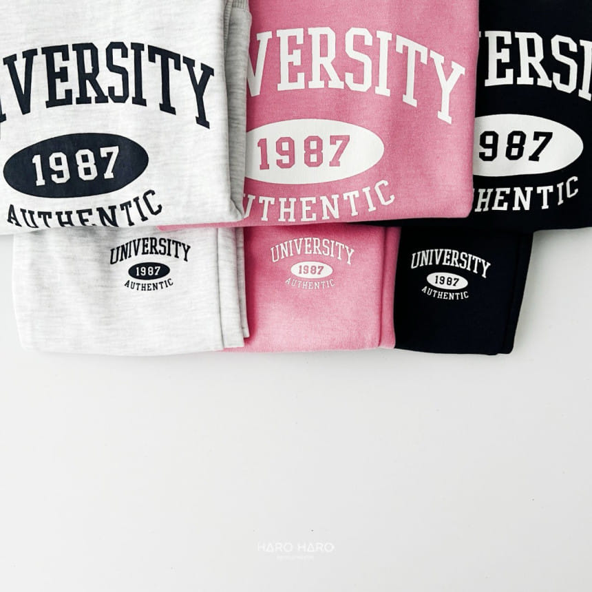 Haro Haro - Korean Children Fashion - #magicofchildhood - University Top Bottom Set - 4