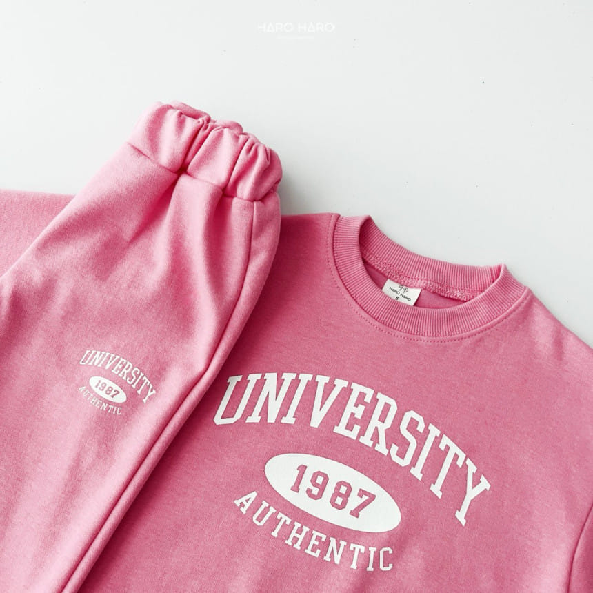 Haro Haro - Korean Children Fashion - #prettylittlegirls - University Top Bottom Set - 5