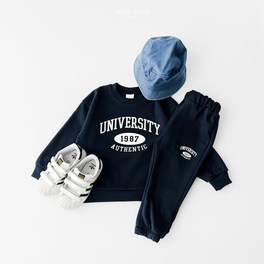 Haro Haro - Korean Children Fashion - #stylishchildhood - University Top Bottom Set - 8