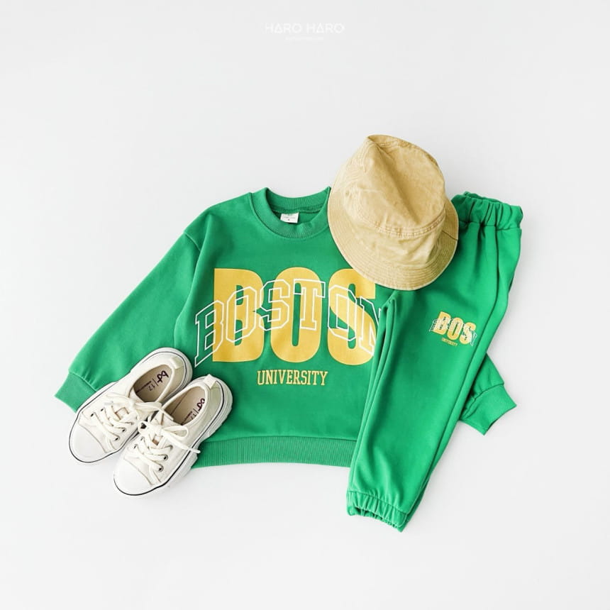 Haro Haro - Korean Children Fashion - #toddlerclothing - Boston Top Bottom Set - 9