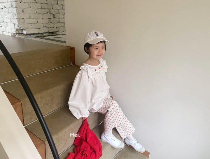 Hei - Korean Children Fashion - #childofig - Flower Embroidery Blouse - 7