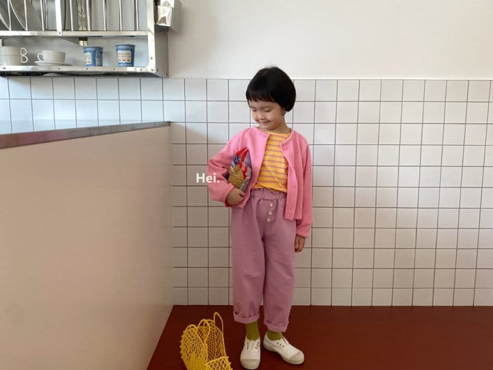Hei - Korean Children Fashion - #childofig - Rib Cardigan - 2