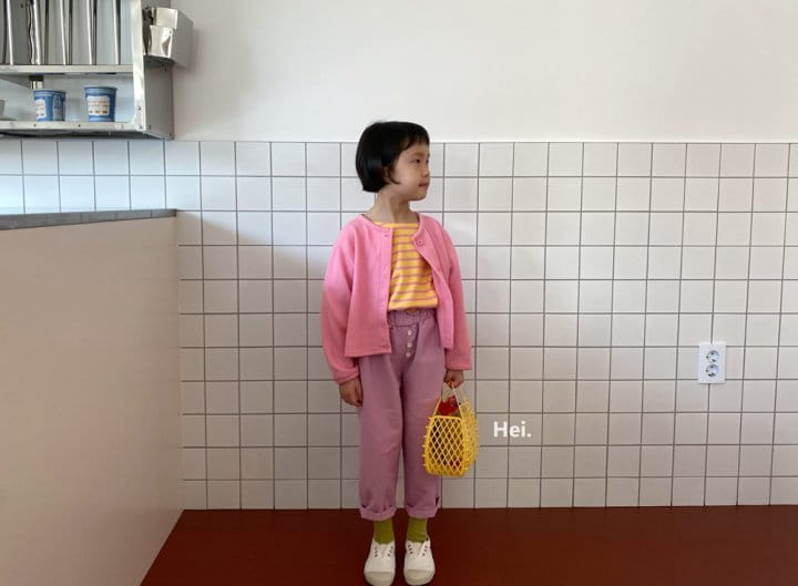 Hei - Korean Children Fashion - #childrensboutique - Rib Cardigan - 3