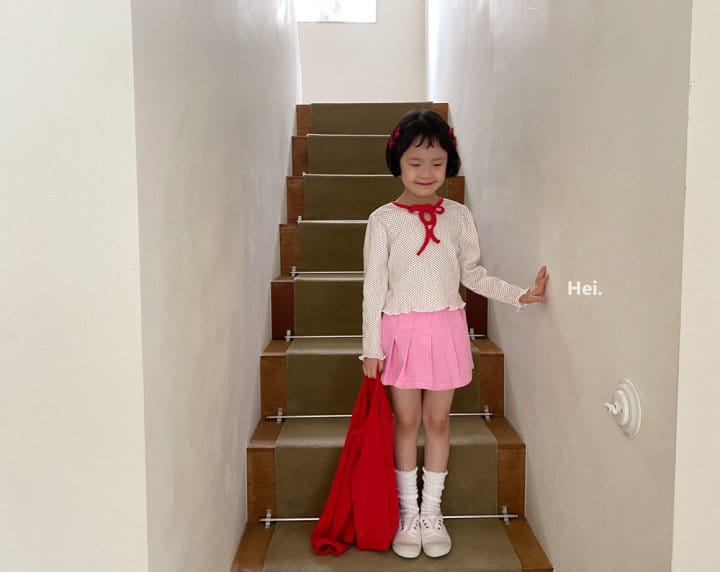 Hei - Korean Children Fashion - #childrensboutique - Ribbon Terry Tee - 7
