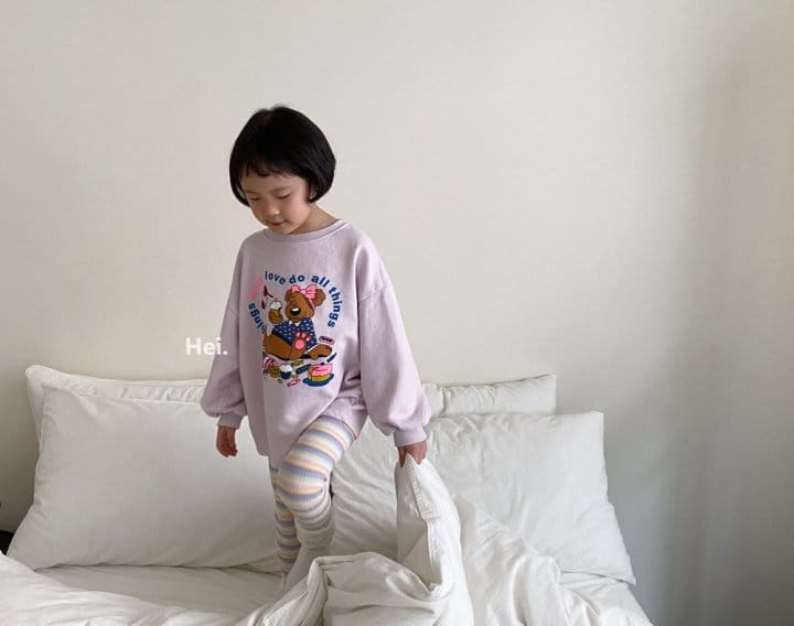 Hei - Korean Children Fashion - #designkidswear - Bear Long Tee - 5