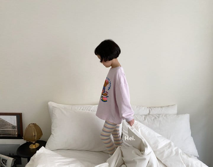 Hei - Korean Children Fashion - #discoveringself - Bear Long Tee - 6