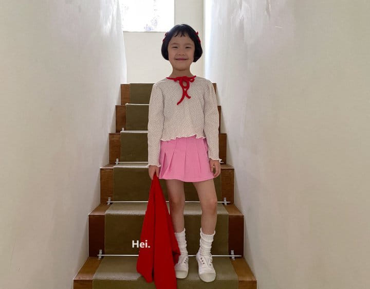 Hei - Korean Children Fashion - #discoveringself - Ribbon Terry Tee - 9