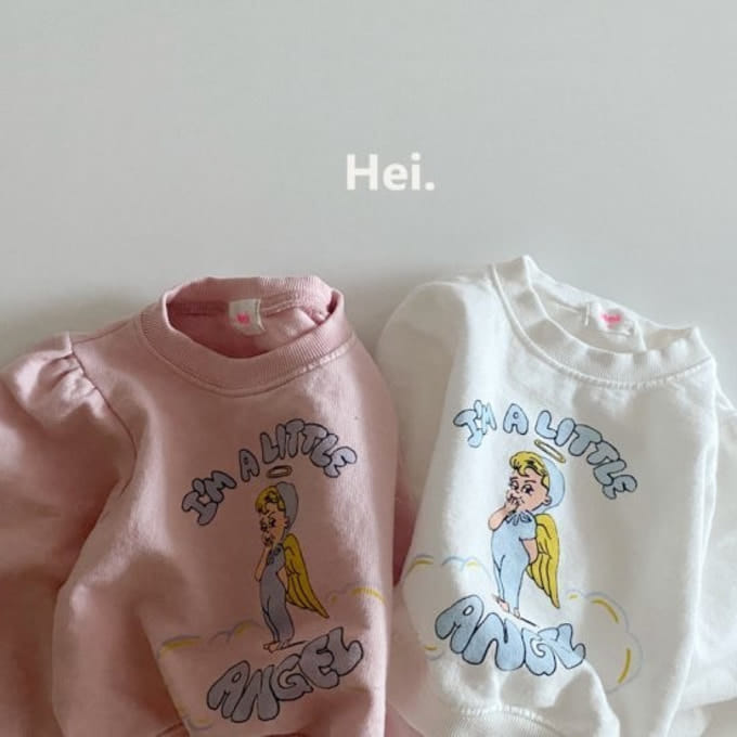 Hei - Korean Children Fashion - #fashionkids - Angel Puff Sweatshirt
