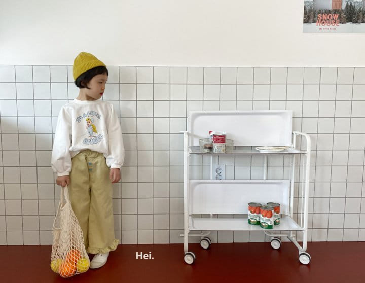 Hei - Korean Children Fashion - #kidsshorts - Angel Puff Sweatshirt - 2