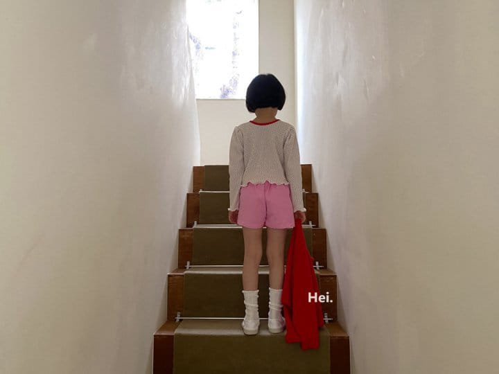 Hei - Korean Children Fashion - #kidsshorts - Ribbon Terry Tee - 11