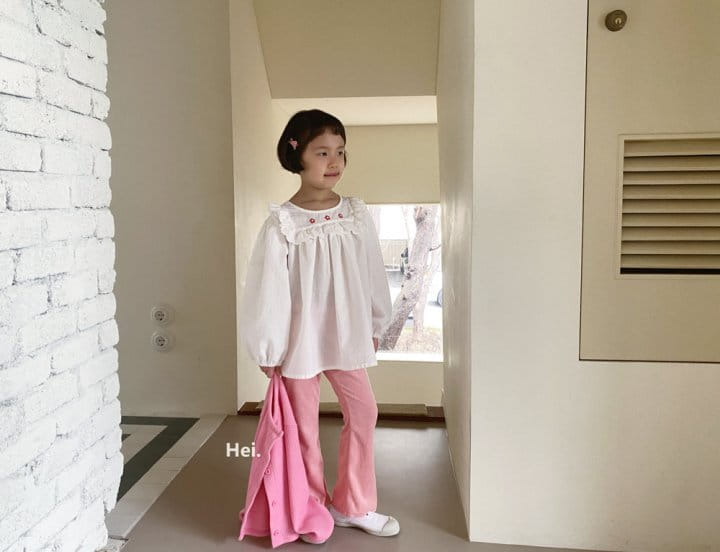 Hei - Korean Children Fashion - #kidsstore - Terry Boots Cut Pants - 8
