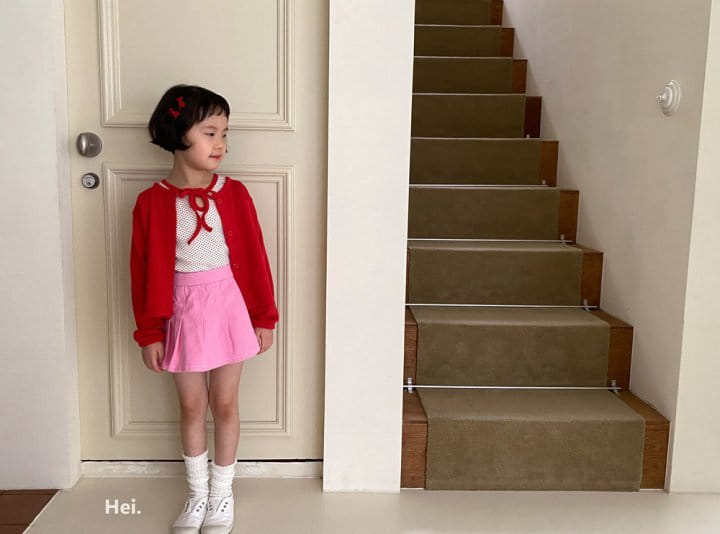 Hei - Korean Children Fashion - #magicofchildhood - Ribbon Terry Tee - 2