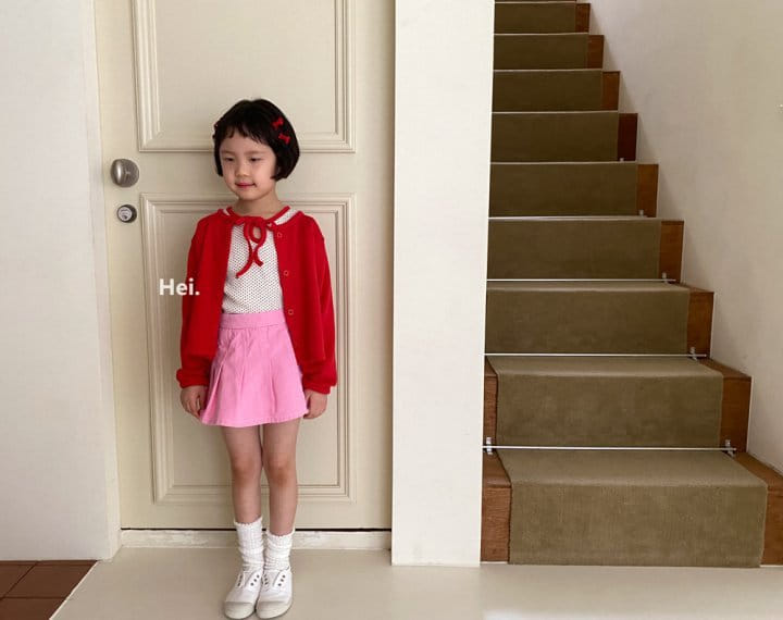 Hei - Korean Children Fashion - #minifashionista - Ribbon Terry Tee - 3