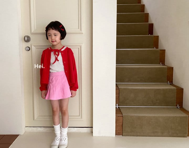 Hei - Korean Children Fashion - #minifashionista - Ribbon Terry Tee - 4