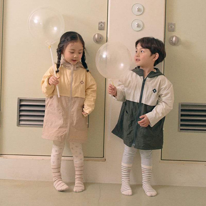 Here I Am - Korean Children Fashion - #Kfashion4kids - Clover One Touch Anorak