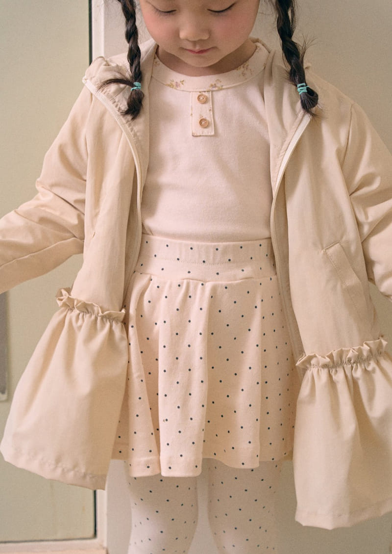 Here I Am - Korean Children Fashion - #childrensboutique - Rose Shirring Anorak - 9