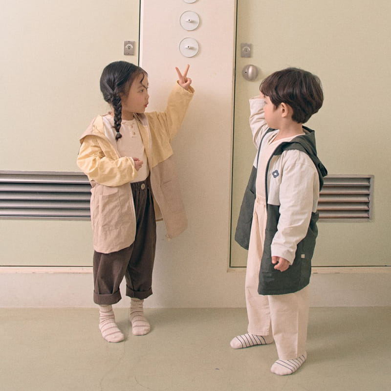 Here I Am - Korean Children Fashion - #designkidswear - Clover One Touch Anorak - 11