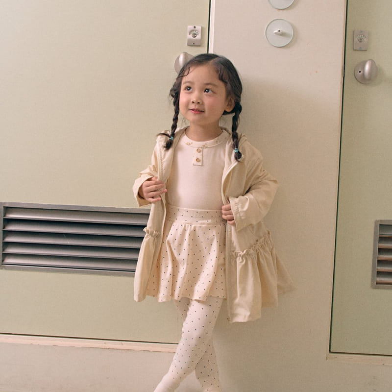 Here I Am - Korean Children Fashion - #designkidswear - Rose Shirring Anorak - 10