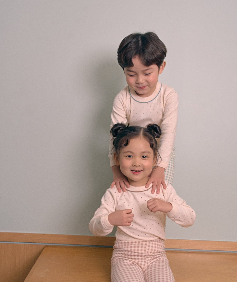 Here I Am - Korean Children Fashion - #kidsshorts - Dot Check Easywear - 9
