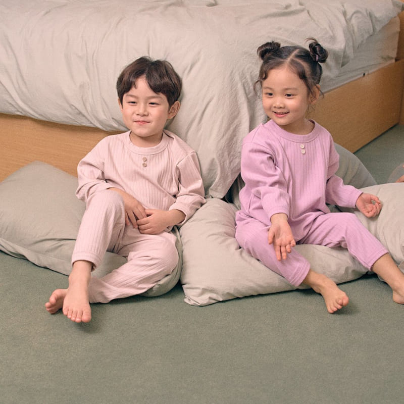 Here I Am - Korean Children Fashion - #kidsshorts - Bern Wide Top Bottom Set - 4