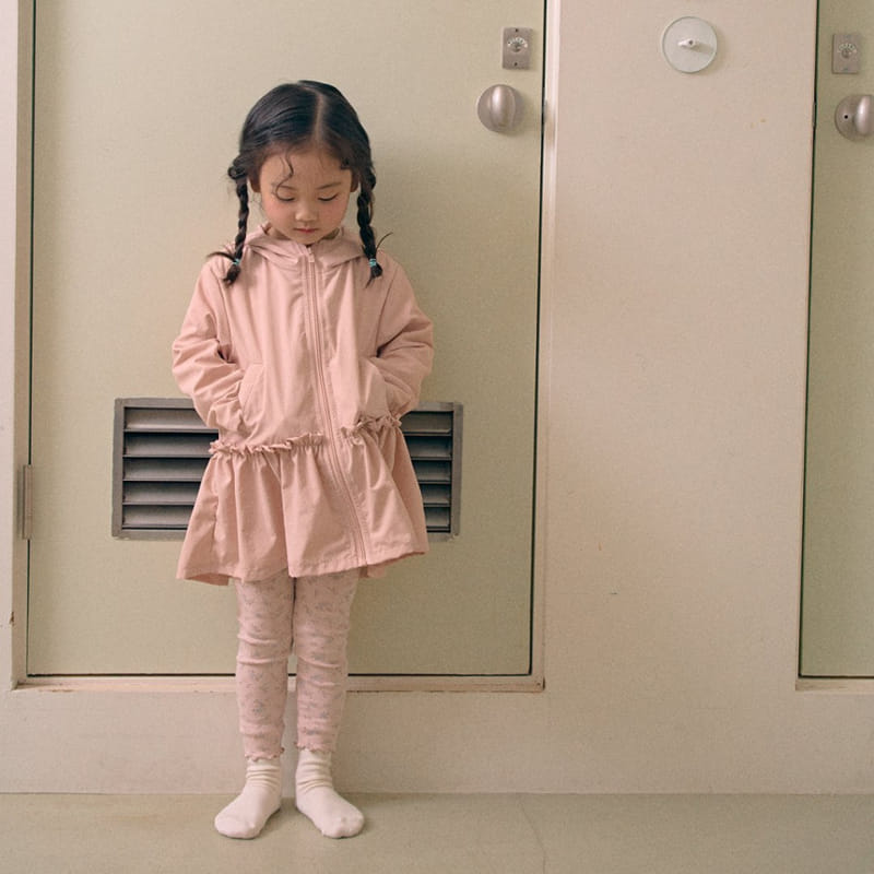 Here I Am - Korean Children Fashion - #Kfashion4kids - Flower Leggings - 4