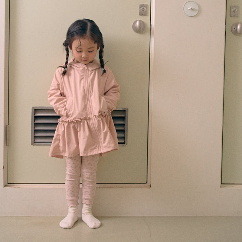 Here I Am - Korean Children Fashion - #magicofchildhood - Rose Shirring Anorak - 2