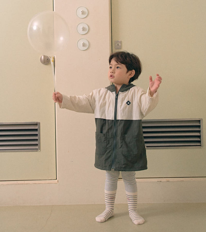 Here I Am - Korean Children Fashion - #magicofchildhood - Clover One Touch Anorak - 4