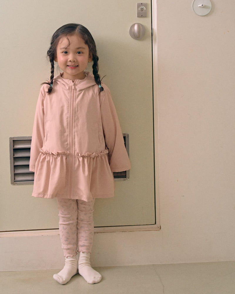 Here I Am - Korean Children Fashion - #minifashionista - Rose Shirring Anorak - 3