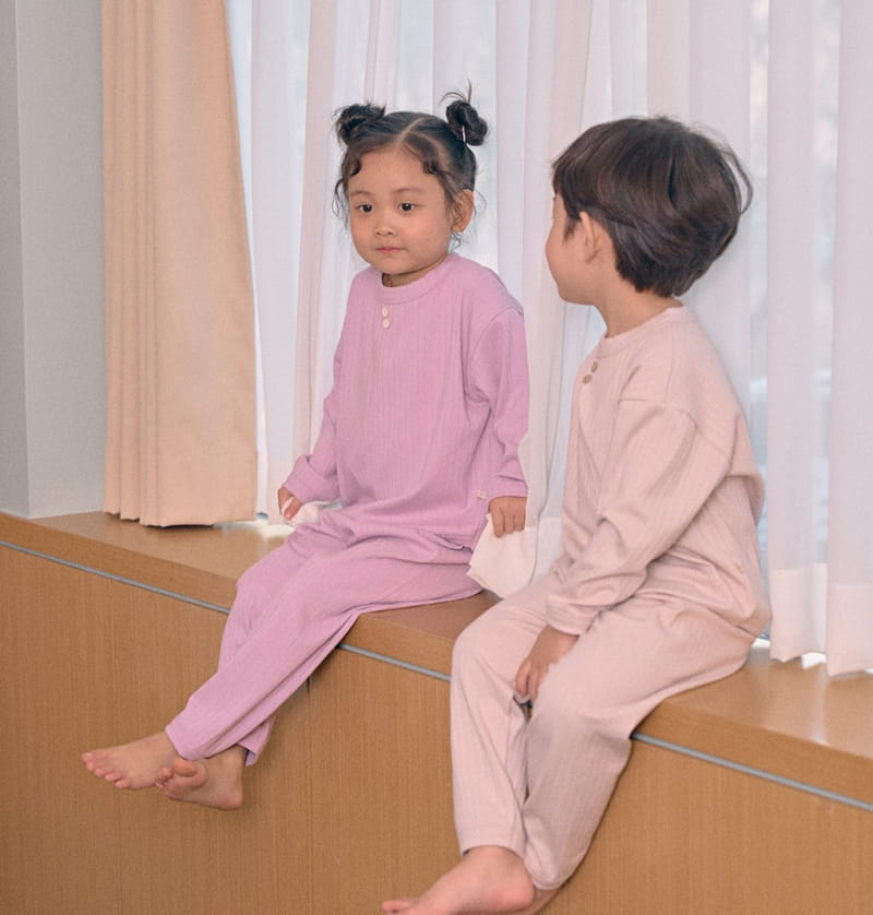 Here I Am - Korean Children Fashion - #minifashionista - Bern Wide Top Bottom Set - 9