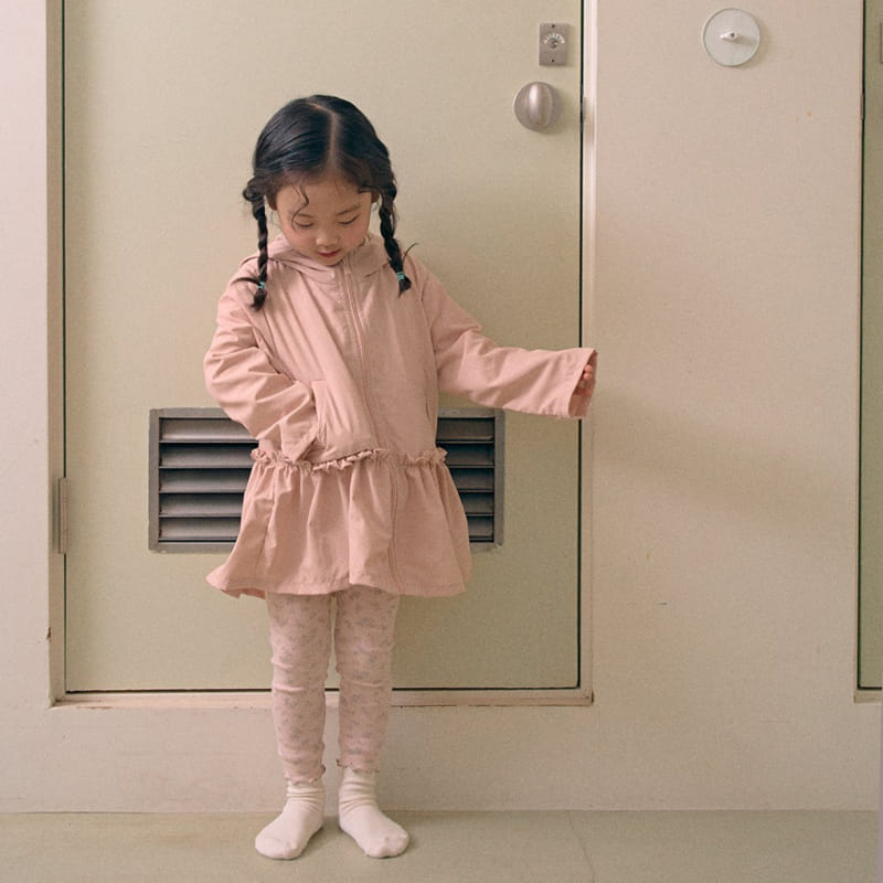 Here I Am - Korean Children Fashion - #minifashionista - Rose Shirring Anorak - 4
