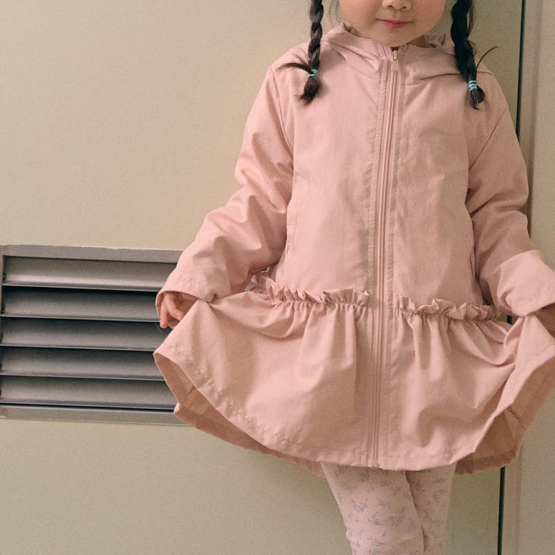 Here I Am - Korean Children Fashion - #stylishchildhood - Rose Shirring Anorak - 7