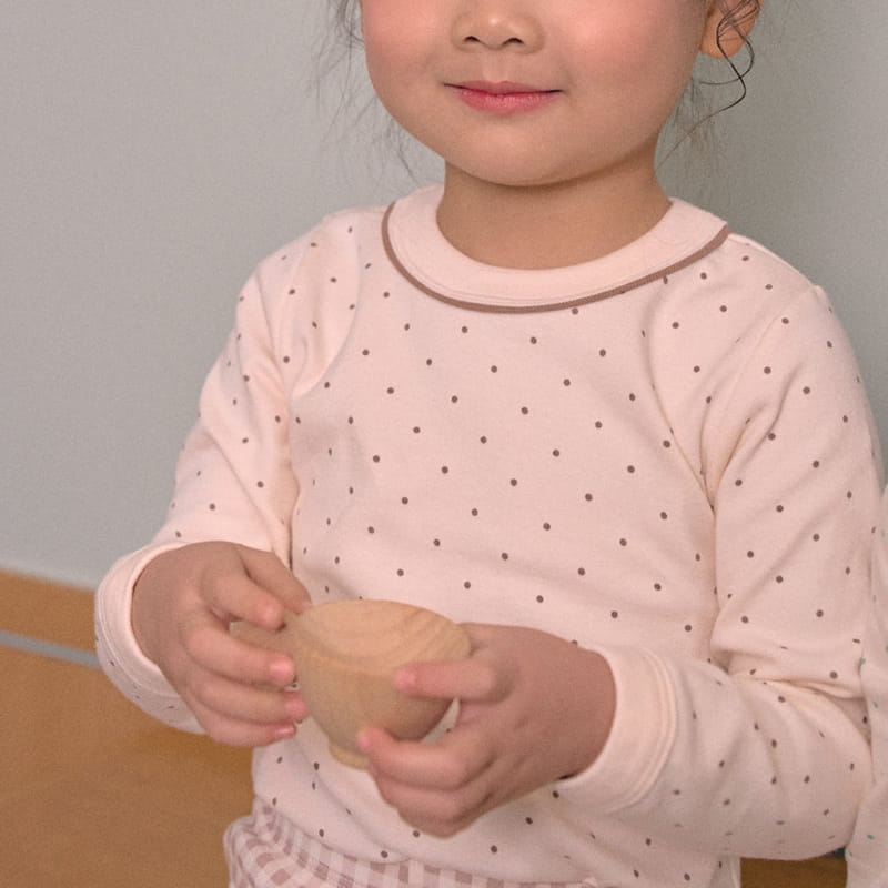 Here I Am - Korean Children Fashion - #stylishchildhood - Dot Check Easywear - 3