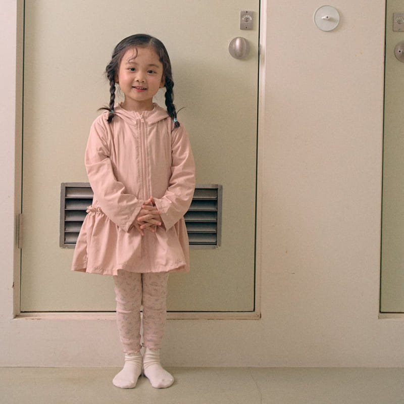 Here I Am - Korean Children Fashion - #todddlerfashion - Rose Shirring Anorak - 5