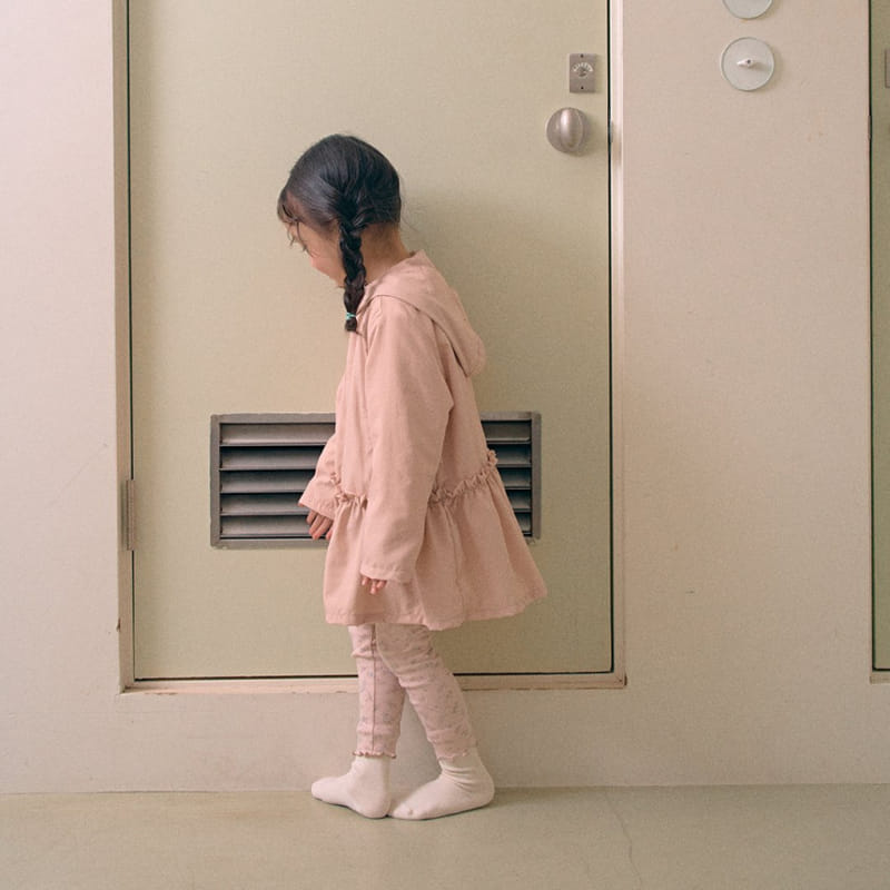 Here I Am - Korean Children Fashion - #toddlerclothing - Rose Shirring Anorak - 6