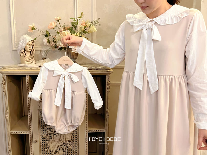 Hi Byebebe - Korean Baby Fashion - #onlinebabyshop - Almond Collar Body Suit - 4