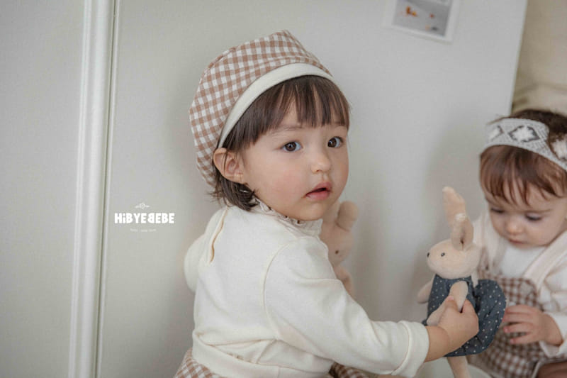 Hi Byebebe - Korean Baby Fashion - #babyclothing - Wiley Check Beret - 2