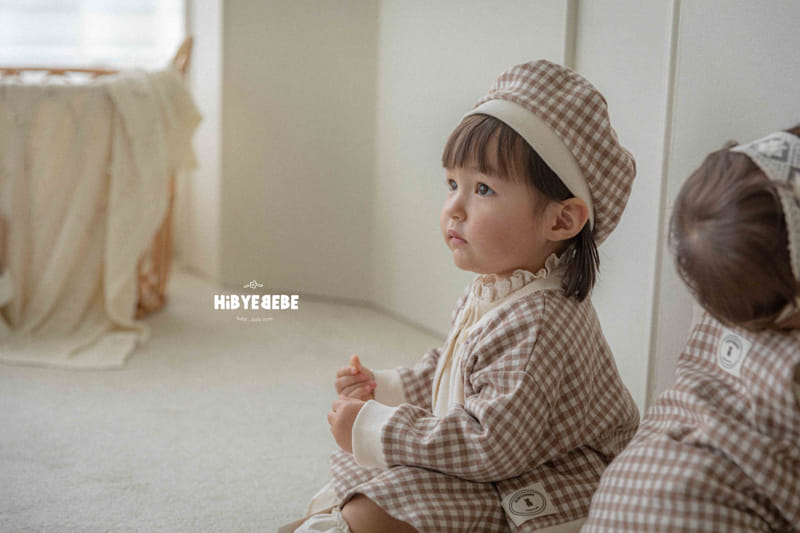 Hi Byebebe - Korean Baby Fashion - #babyfashion - Wiley Check Beret - 3