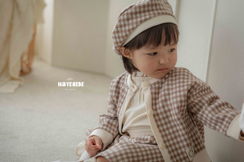 Hi Byebebe - Korean Baby Fashion - #babyfashion - Wiley Check Beret - 4