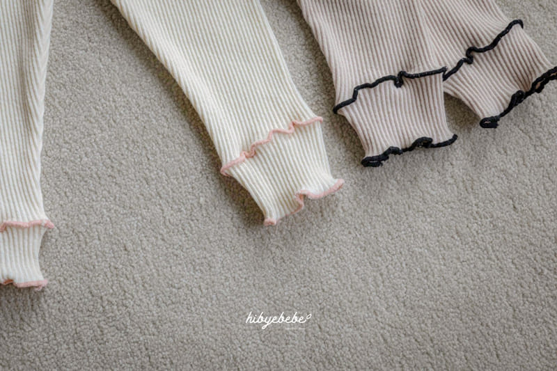 Hi Byebebe - Korean Baby Fashion - #babygirlfashion - Curling Rib Leggings